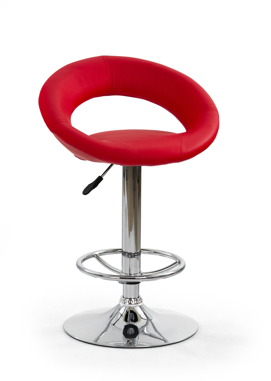 H15 bar stool color: red