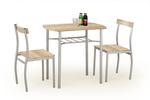 LANCE table + 2 chairs color: sonoma oak