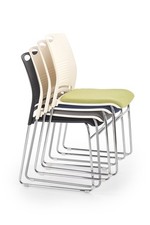 CALI chair, color: white / green