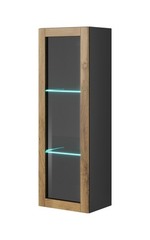 LIVO W-120 hanging cabinet, color: antracite/votan oak