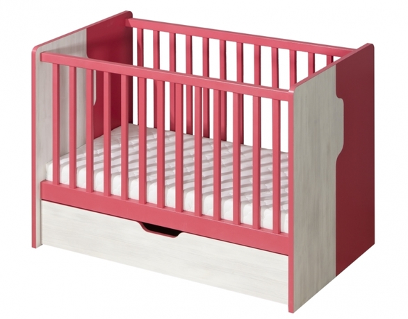 Nuki Dolmar Nuki Nu10 Baby Cot With Drawers Dolmar 4 Mebeles