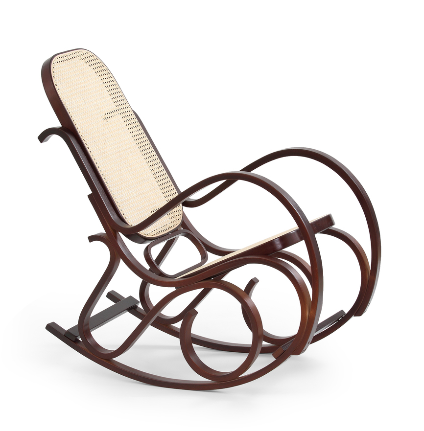 MAX BIS rocking chair color: walnut