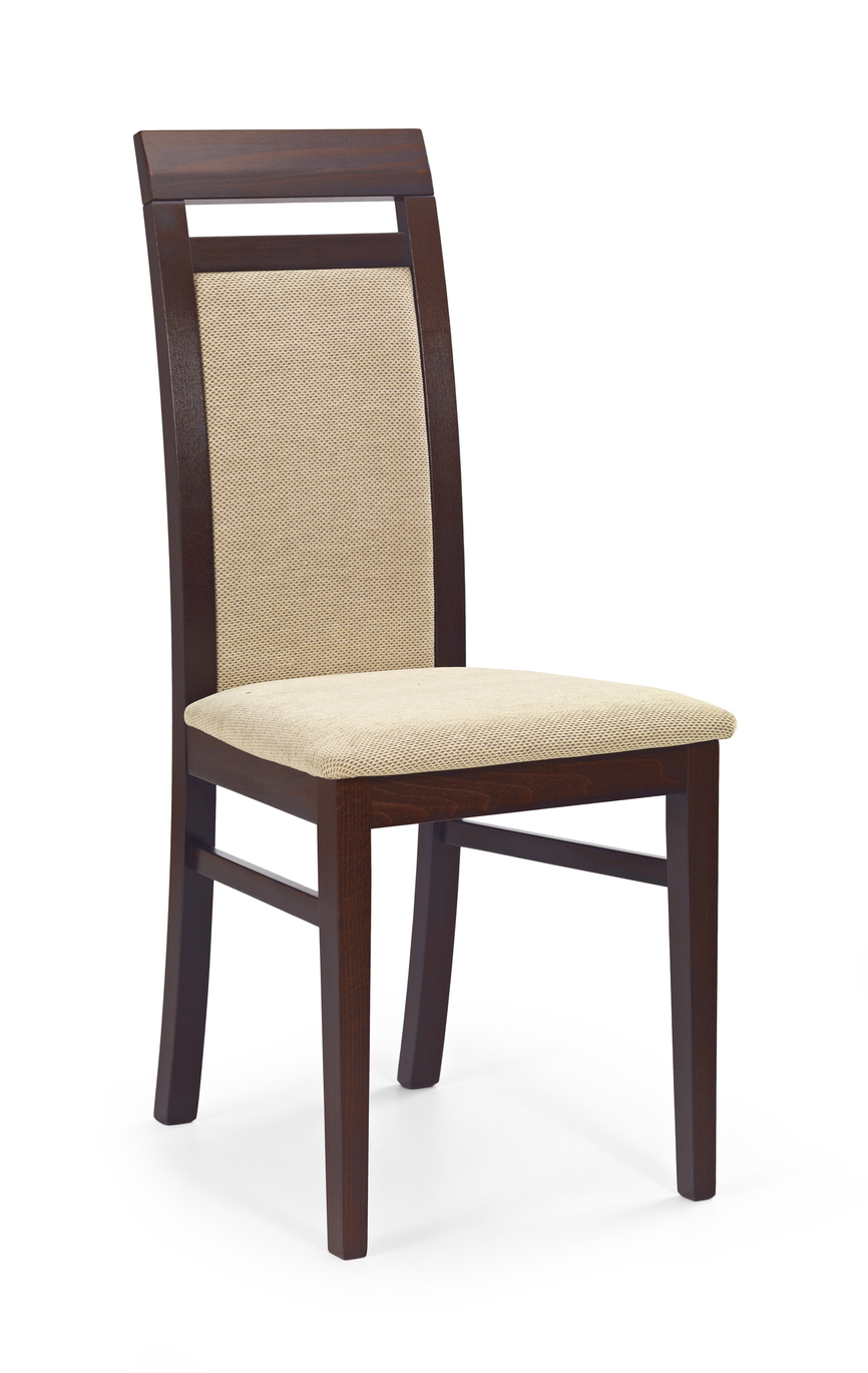 ALBERT chair color: dark walnut/TORENT BEIGE