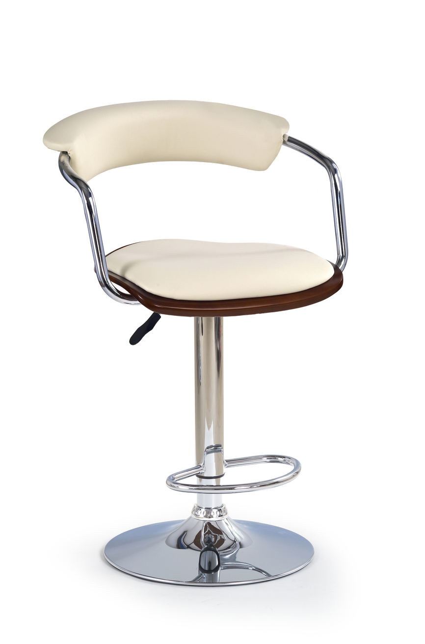 H19 bar stool color: ant. cherry/beige (1p=2szt)