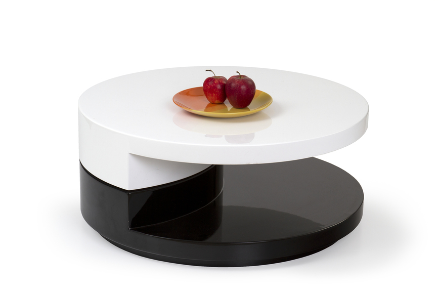 MADELEINE coffee table color: white/black