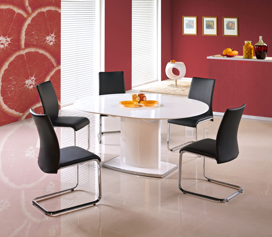 FEDERICO extension table color: white