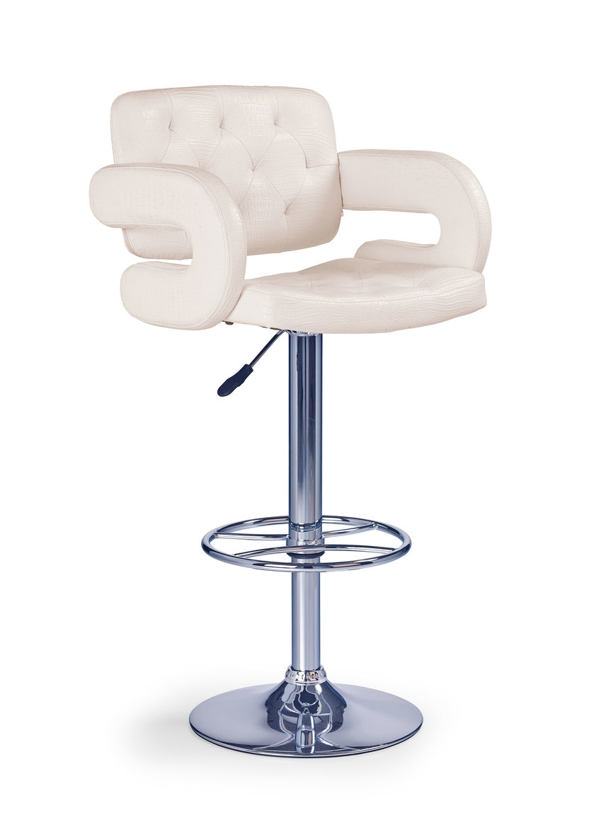 H37 bar stool color: white