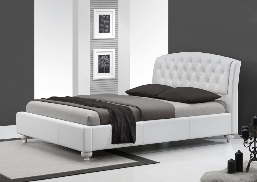 SOFIA bed color: white