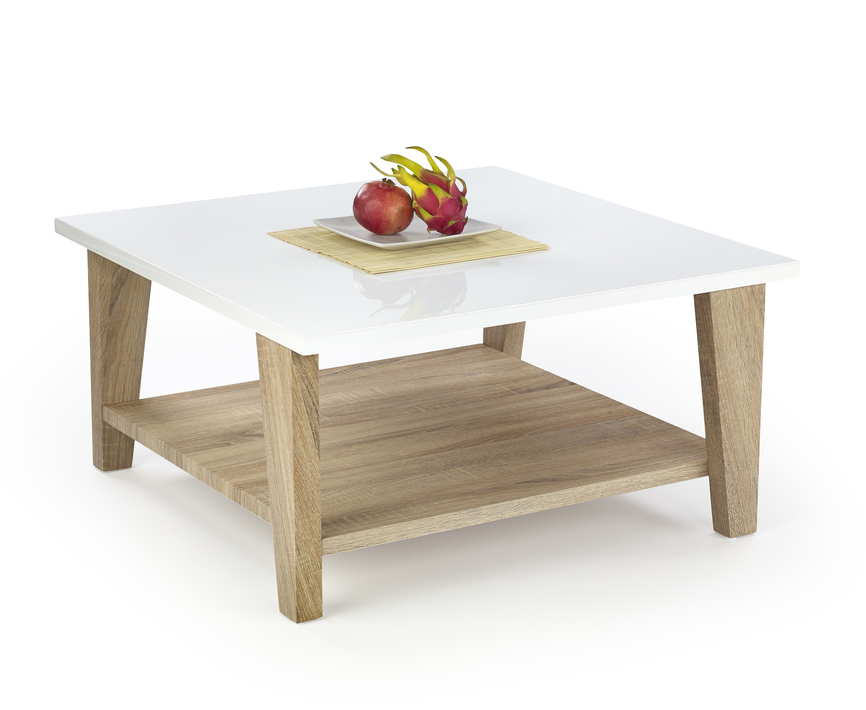 KIANA coffee table color: white/sonoma oak