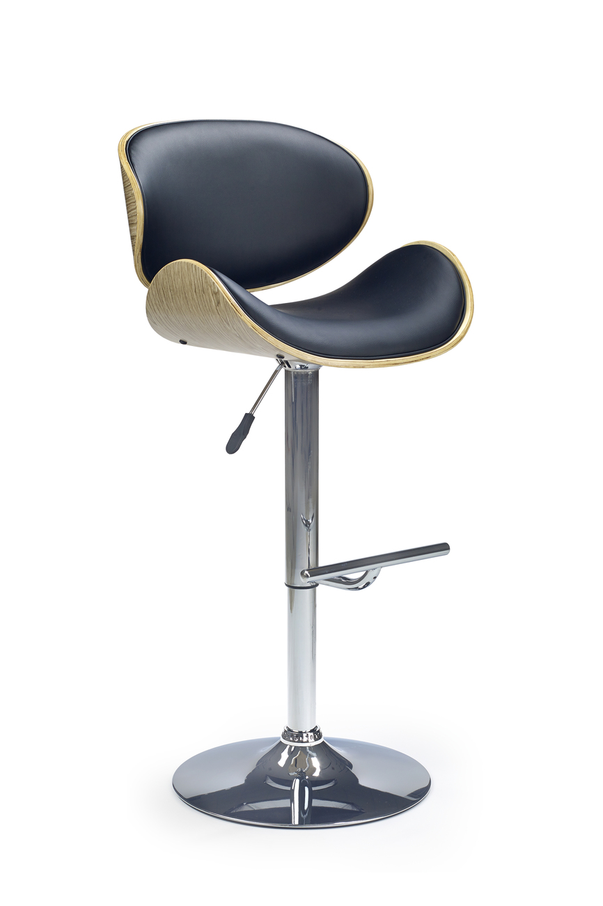 H44 bar stool color: light oak/black