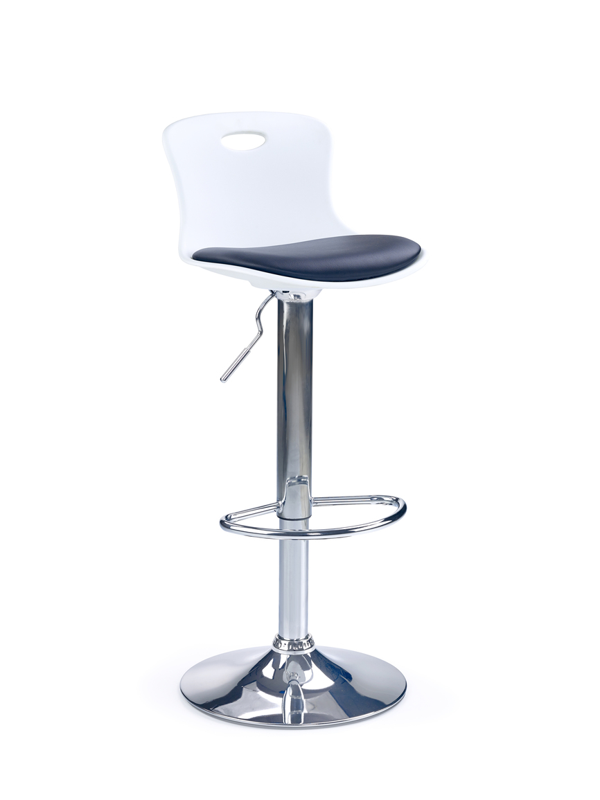 H49 bar stool color: black/white