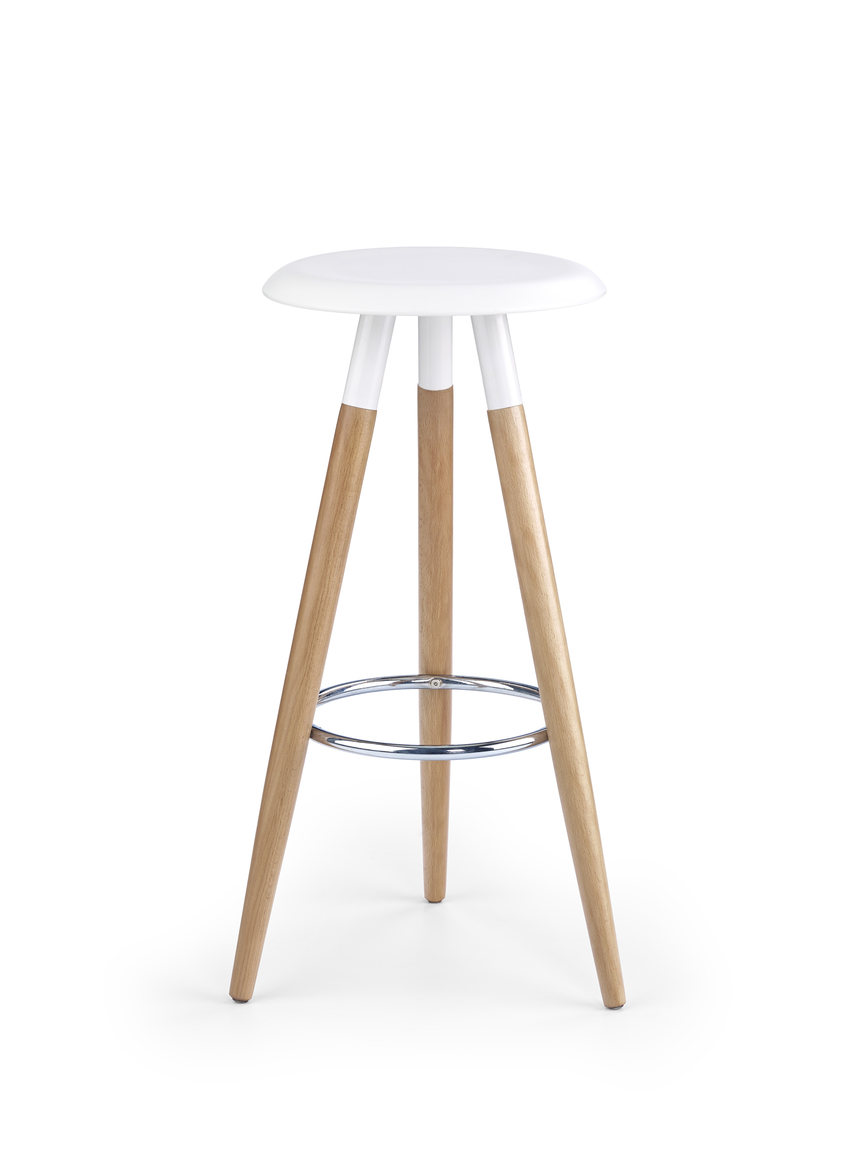 H50 bar stool color: white