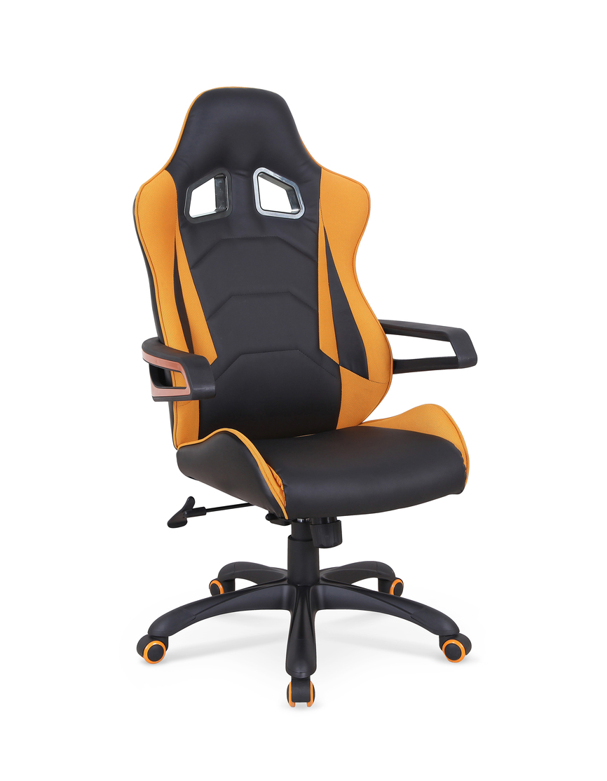 MUSTANG chair color: black/orange