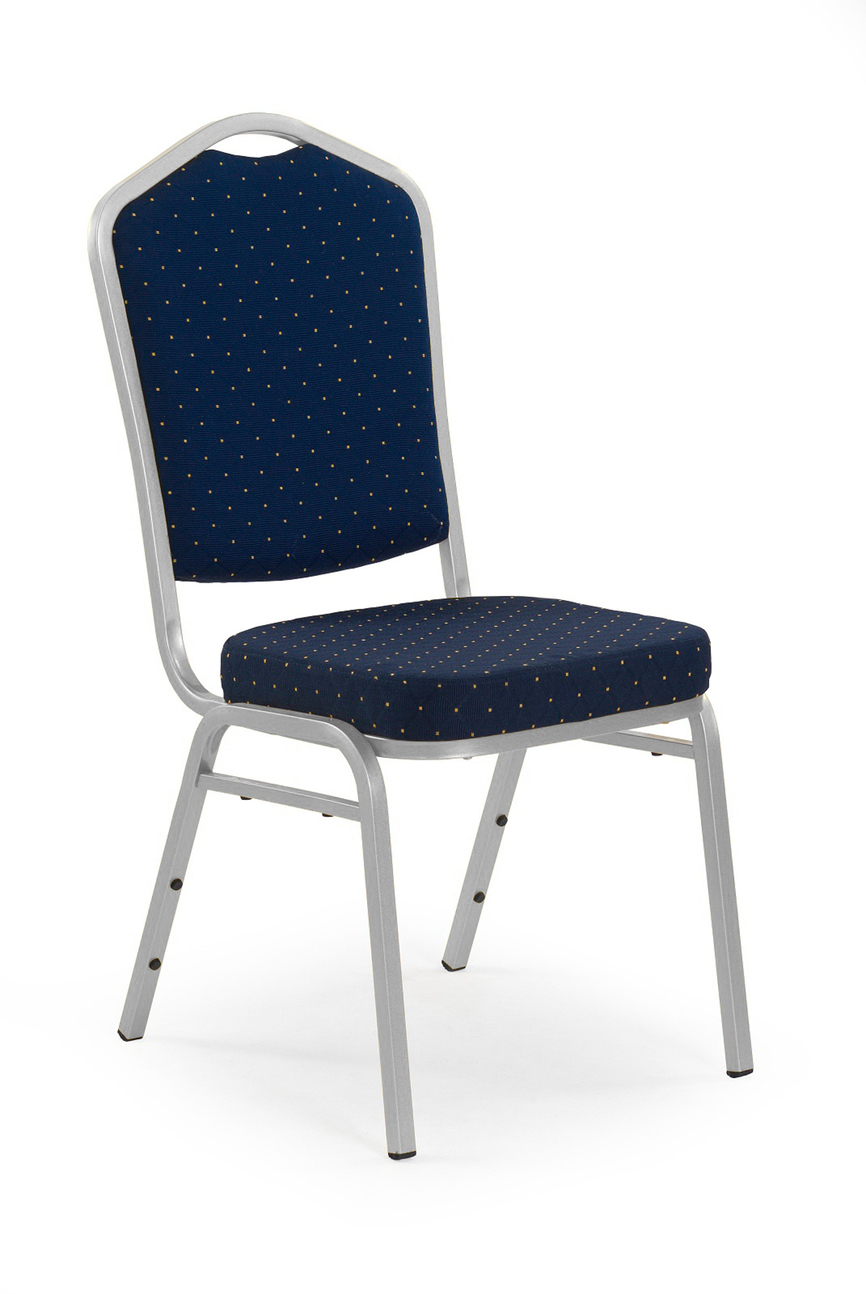 K66 S chair color: blue, silver frame