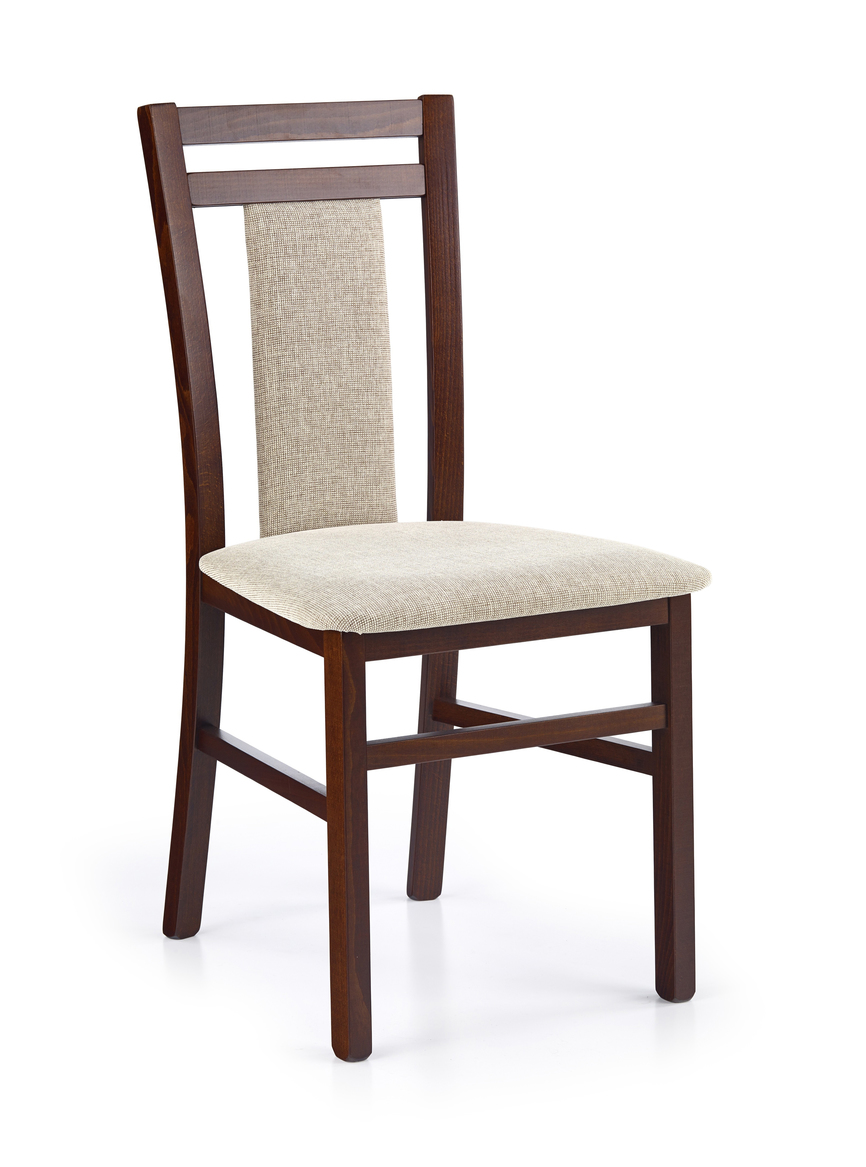 HUBERT 8 chair color: dark walnut/vila 2