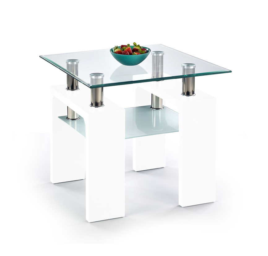 DIANA H KWADRAT coffee table color: white