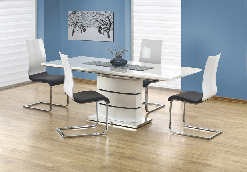 NOBEL extension table color: white