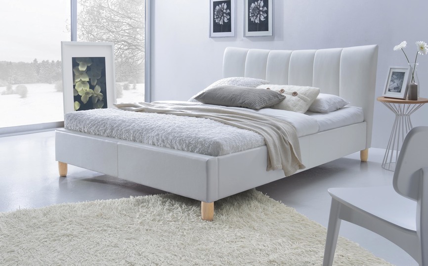 SANDY bed, color: white