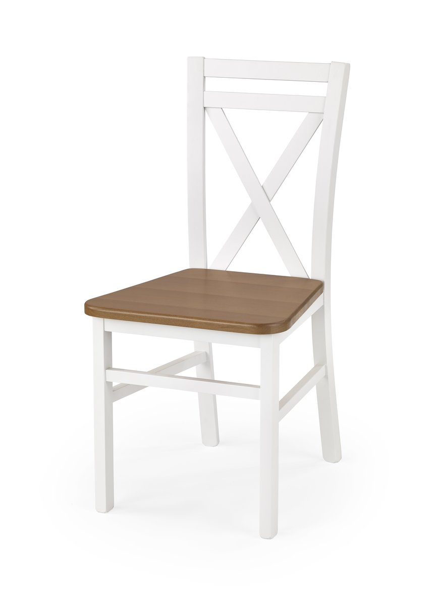 DARIUSZ 2 chair color: white / alder