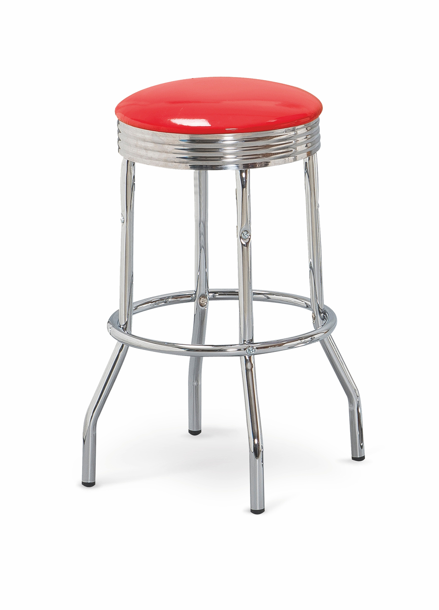 H73 bar stool, color: red