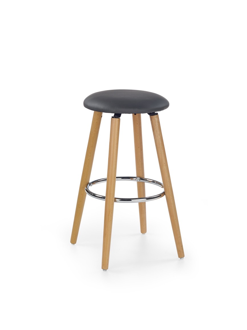 H76 bar stool, color: grey