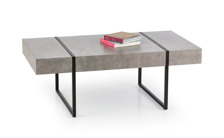 TIFFANY c. table, color: concrete / black