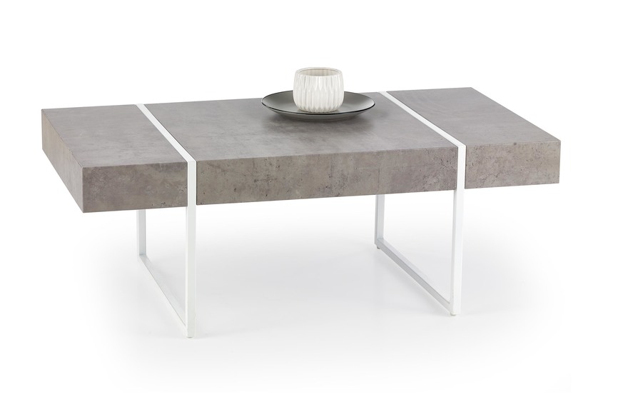 TIFFANY c. table, color: concrete / white