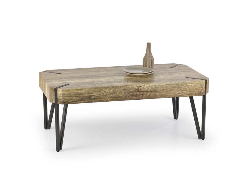 EMILY c.table, color: wold oak / black