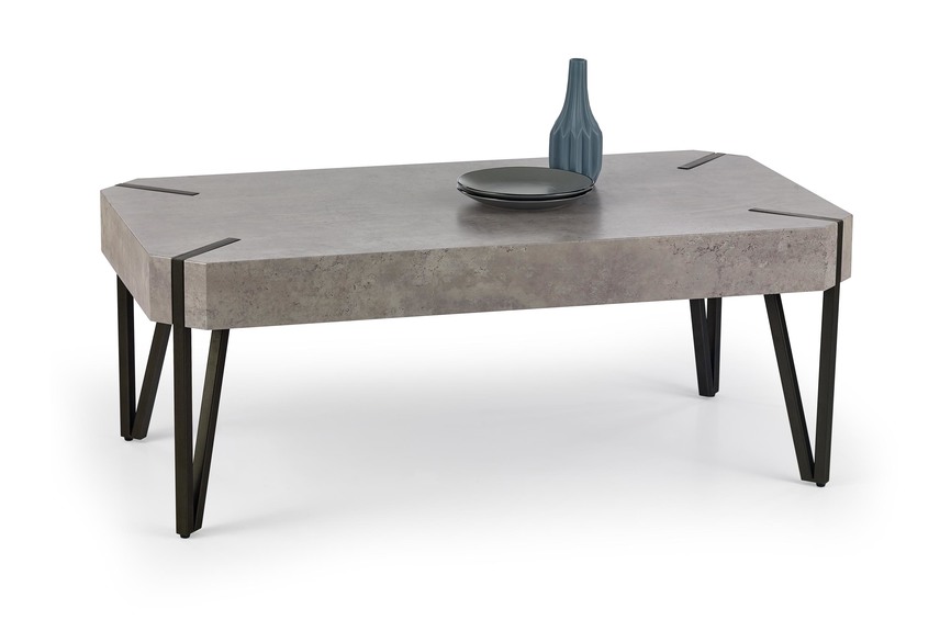 EMILY c.table, color: concrete / black