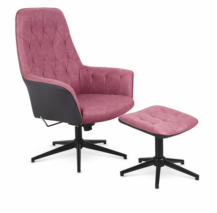 VAGNER office chair, color: dark pink / black