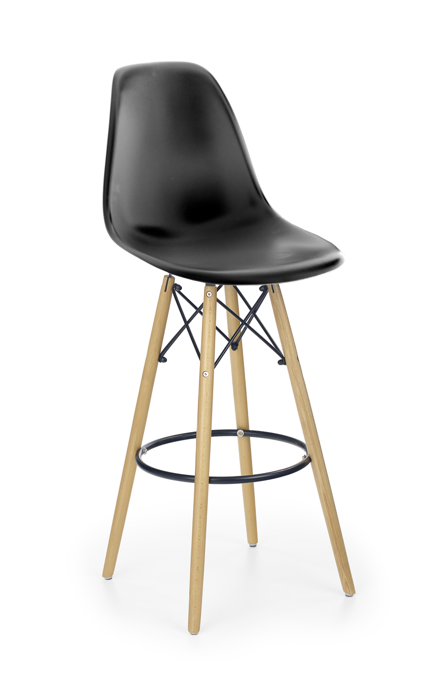 H51 bar stool color: black