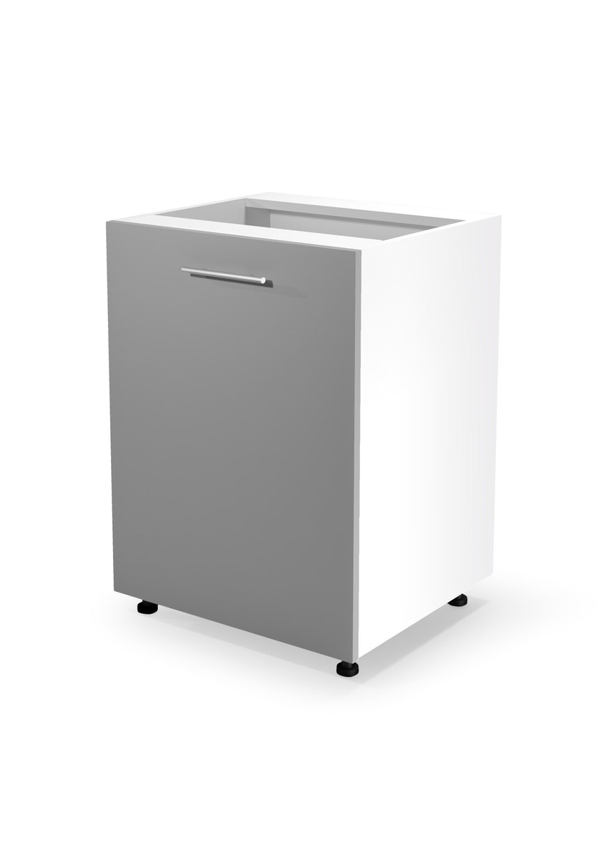 VENTO DK-60/82 sink cabinet, color: white / light grey