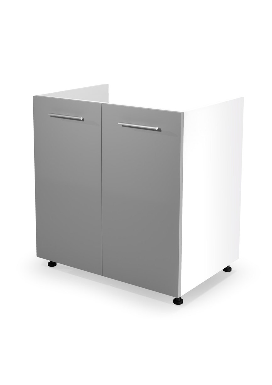 VENTO DK-80/82 sink cabinet, color: white / light grey