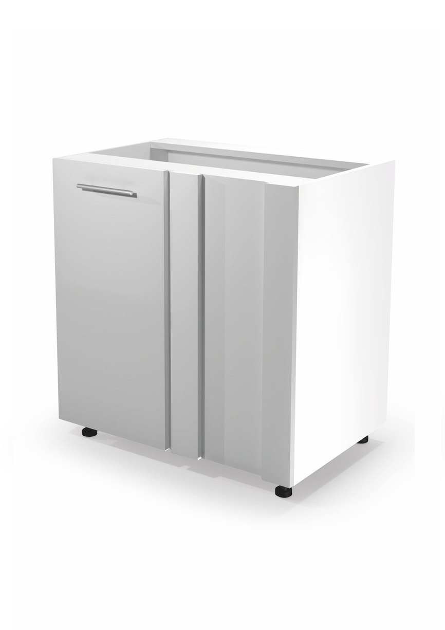 VENTO DN-100/82 corner lower cabinet, color: white