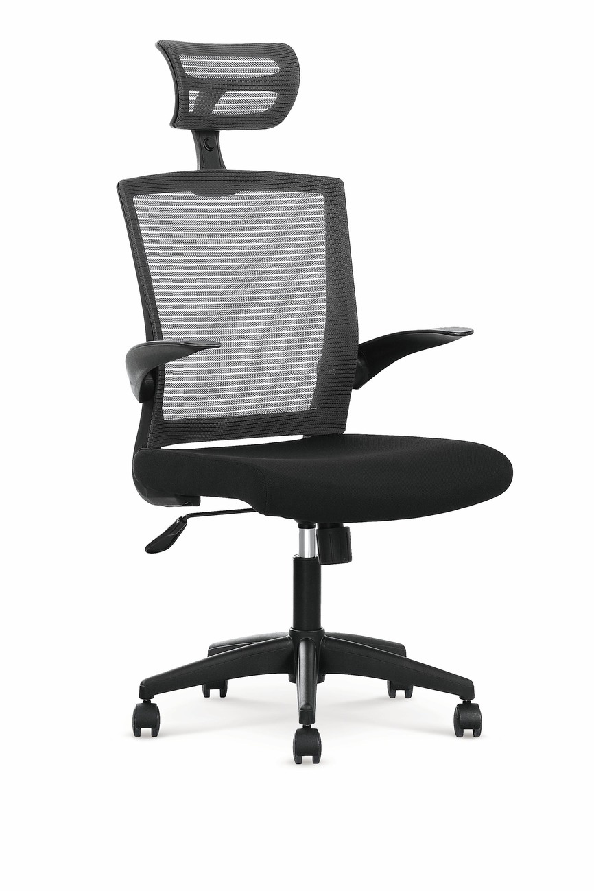 VALOR o. chair, color: black / grey