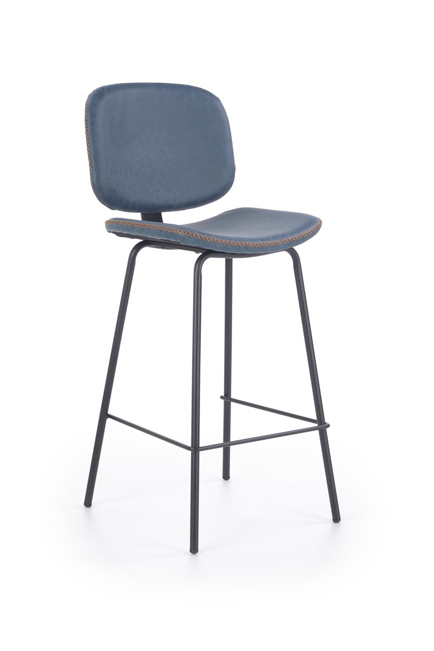 H84 bar stool, color: navy blue