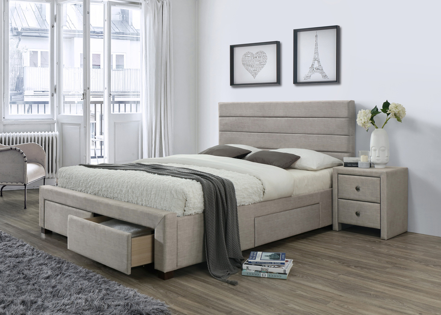 KAYLEON bed with drawers
