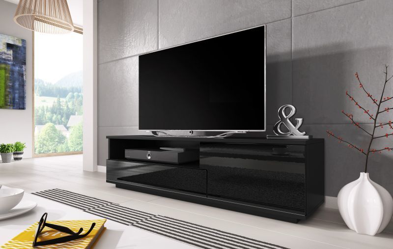 TV Stand MUZA black/black