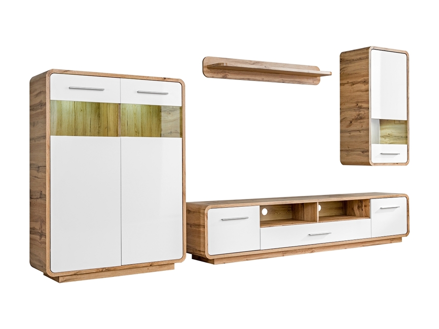 SKANSO Wall Unit (wotan oak/white)