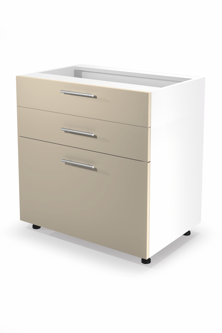 VENTO DS3-80/82 lower cabinet with drawers, color: beige