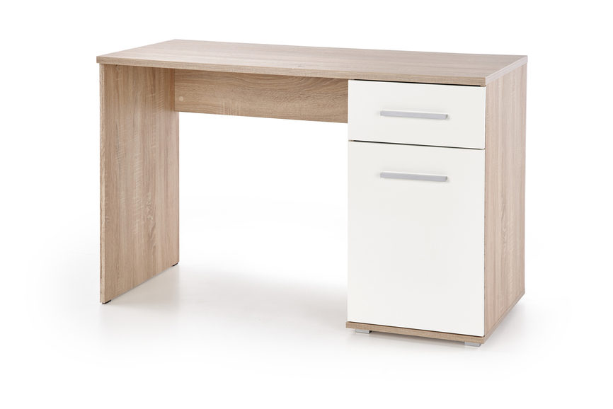 LIMA B-1 desk, color: white / sonoma oak