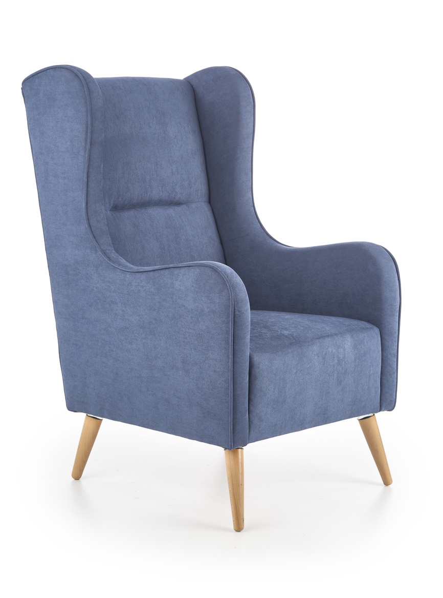 CHESTER leisure chair, color: navy blue