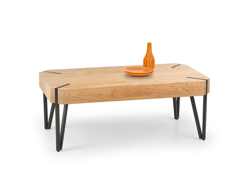 EMILY c.table, color: golden oak / black