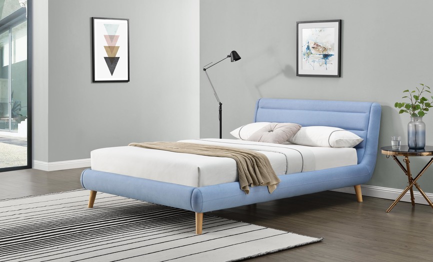 ELANDA 140 bed, color: blue