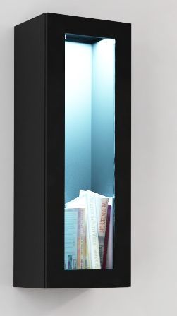 Glazed cabinet VIGO WITR 90 black/black