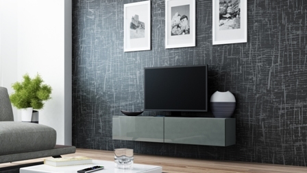 TV Stand VIGO 140 grey/grey