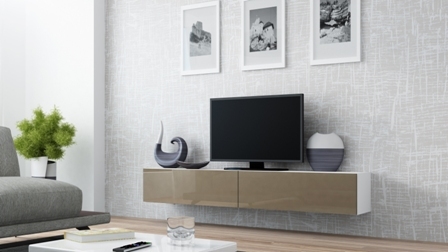 TV Stand VIGO RTV 180 white/latte