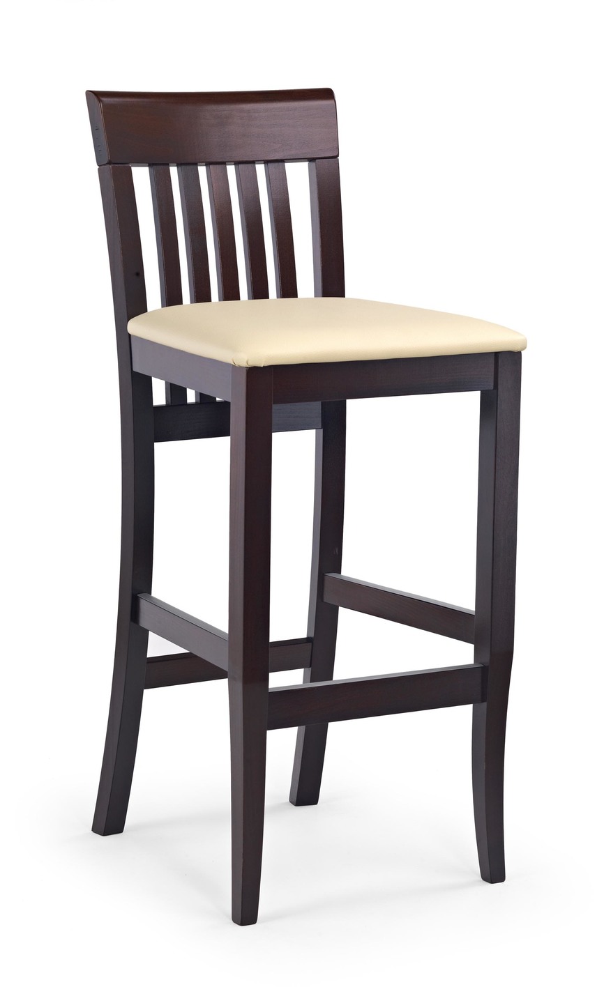 MIX bar stool color: dark walnut