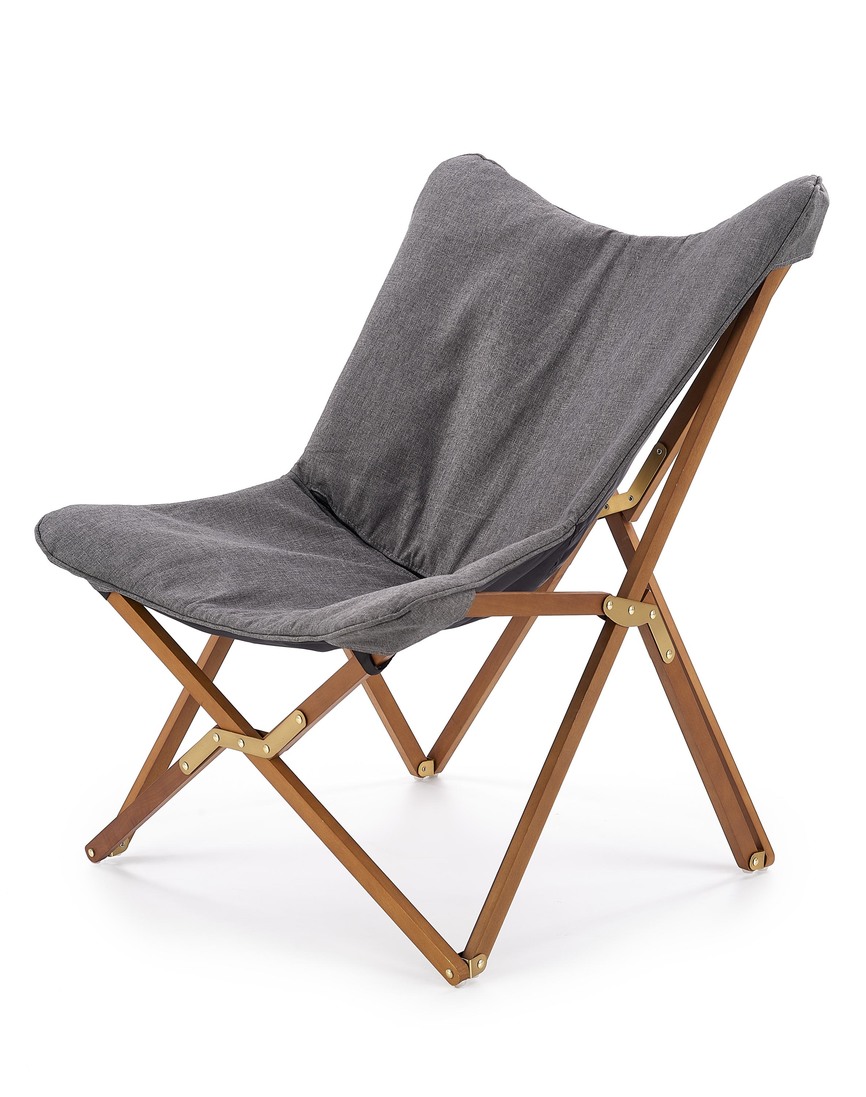 VOLANT folding l. chair, color: grey