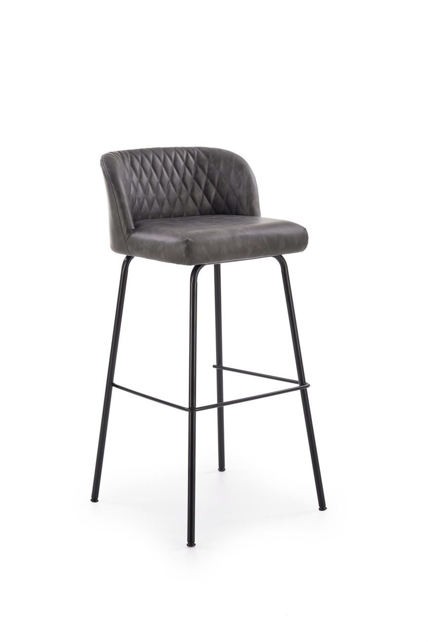 H92 bar stool, color: dark grey